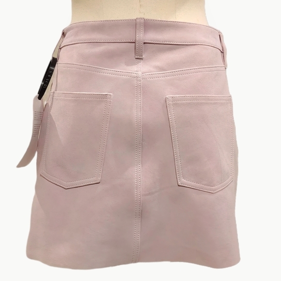 Current/Elliott The Suede 5-Pocket Mini Skirt - Picture 7 of 10